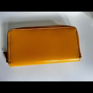 Jack Georges Chelsea Slim Travel Wallet in Retro Gold